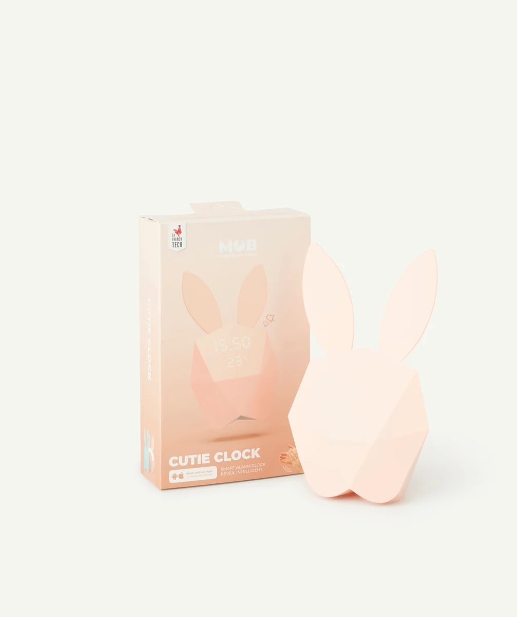 MOBRÉVEIL CONNECTÉ LAPIN ROSE CUTIE CLOCK
