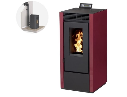 INTERSTOVES - Poêle à granulés Pack poêle à granules marina 11kw etanche + kit conduit vent...