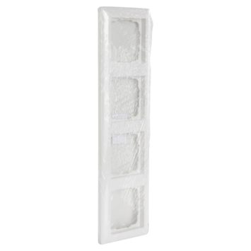 Gira ST55 afdekraam 4 voudig wit