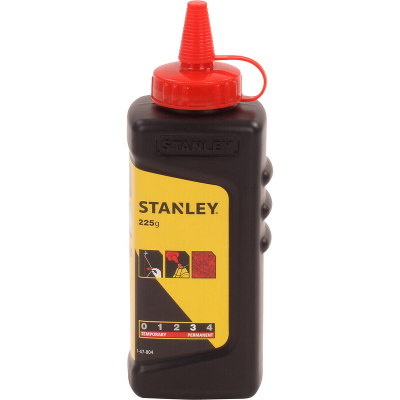 Stanley slaglijnpoeder 225g rood