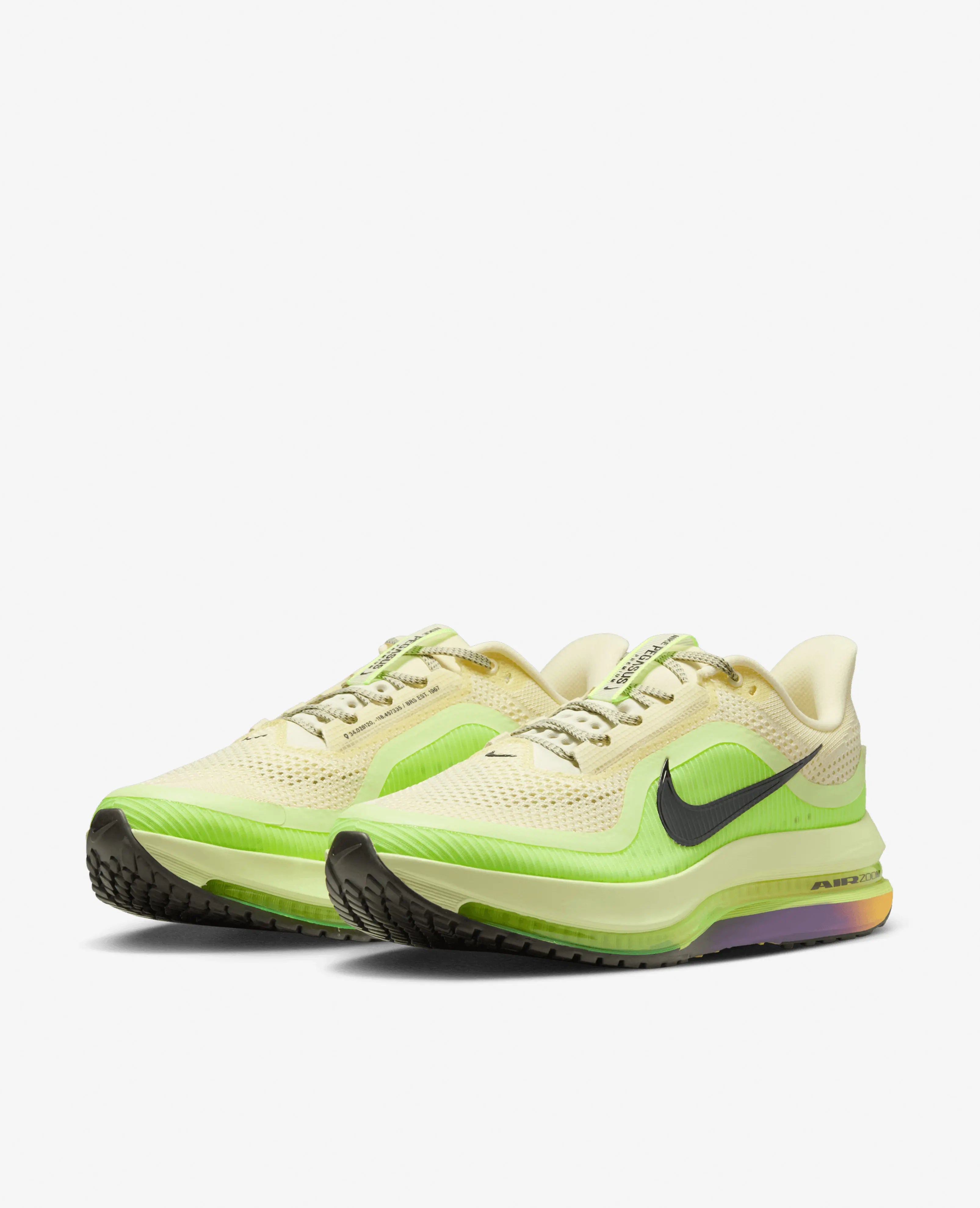 Nike Pegasus Premium (ALABASTER/BLACK-BARELY VOLT-VOLT ICE)