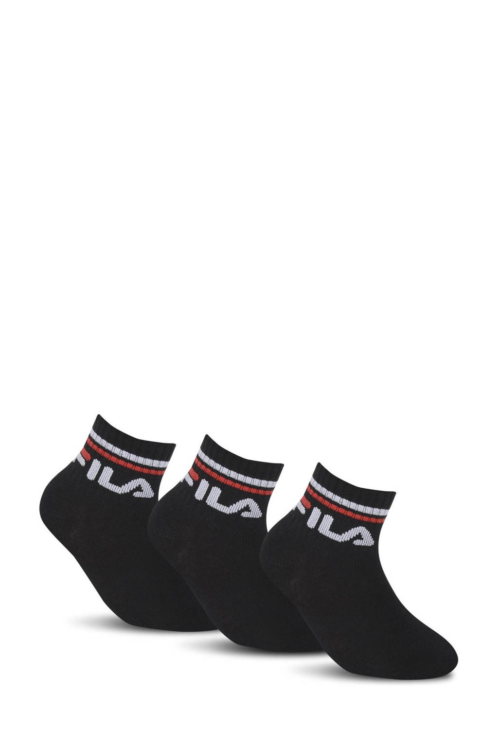 Fila sokken - set van 3 zwart