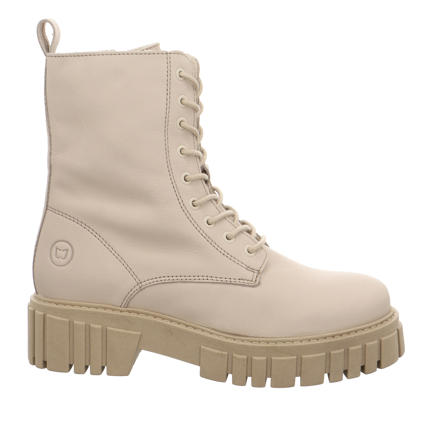 Schnürboots beige