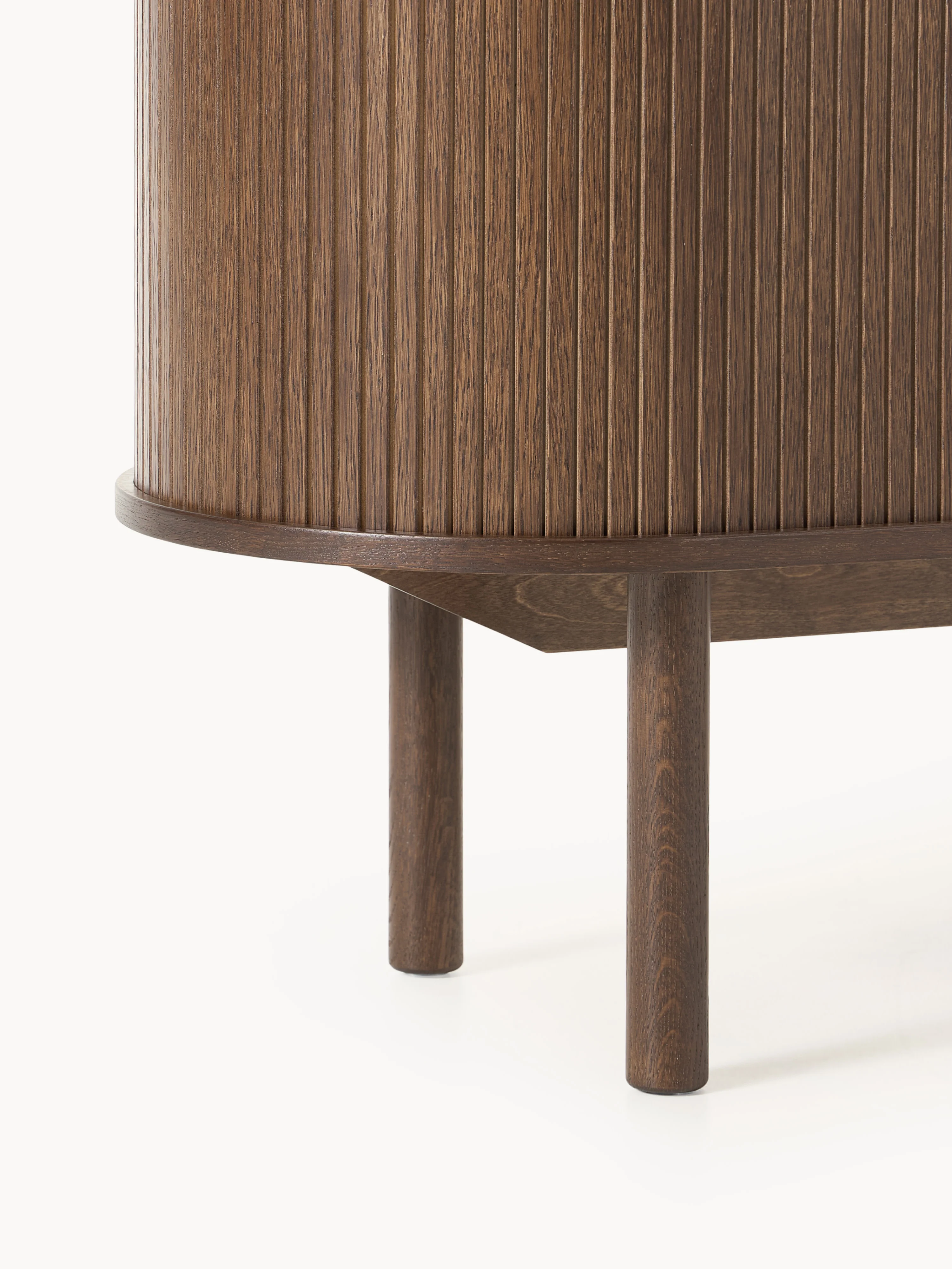 XL-dressoir Calary met geribde voorzijde