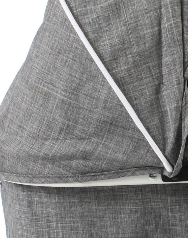 Kombi-Puppenwagen LIA – BIG HEART in jeans grey