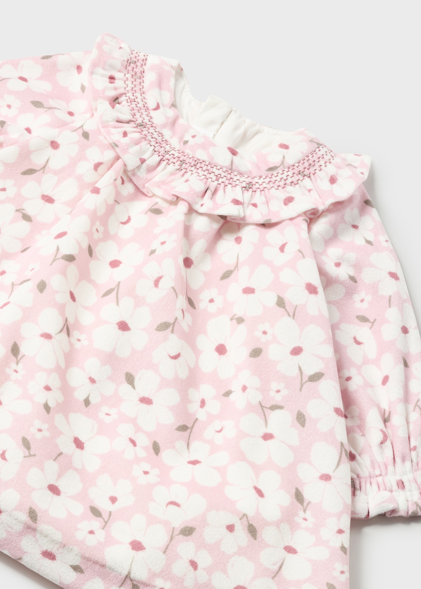 Vestido de veludo para recém-nascido