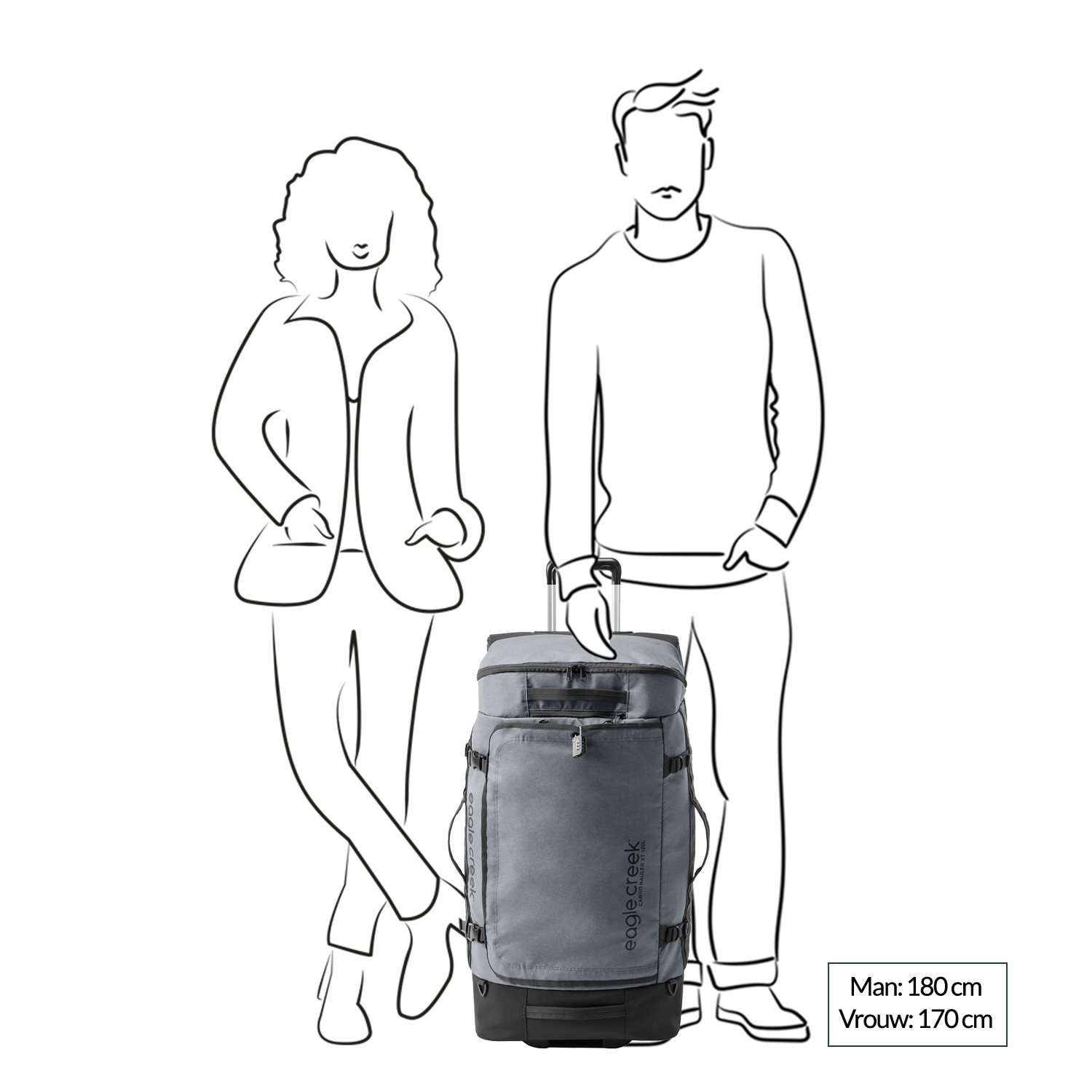 Eagle Creek Cargo Hauler XT Wheeled Duffel 120L/32