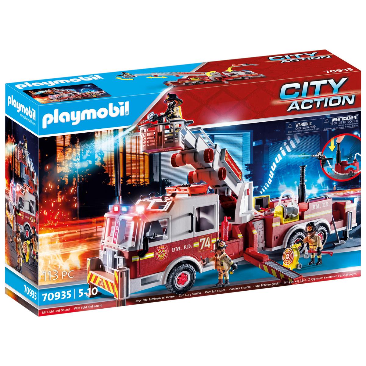 Camion de Pompiers Playmobil City Action 70935