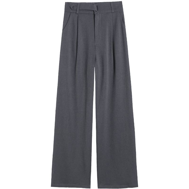 Ingrath - High Rise Plain Wide Leg Suit Pants (verschillende ontwerpen)