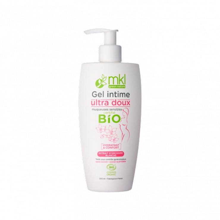 Gel Intime Ultra-Doux Bio 200ml Extrait d'Orchidée Blanche