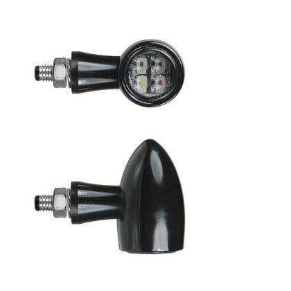 Clignotant Chaft BOBBER LED AVANT (La paire) Universel - Noir