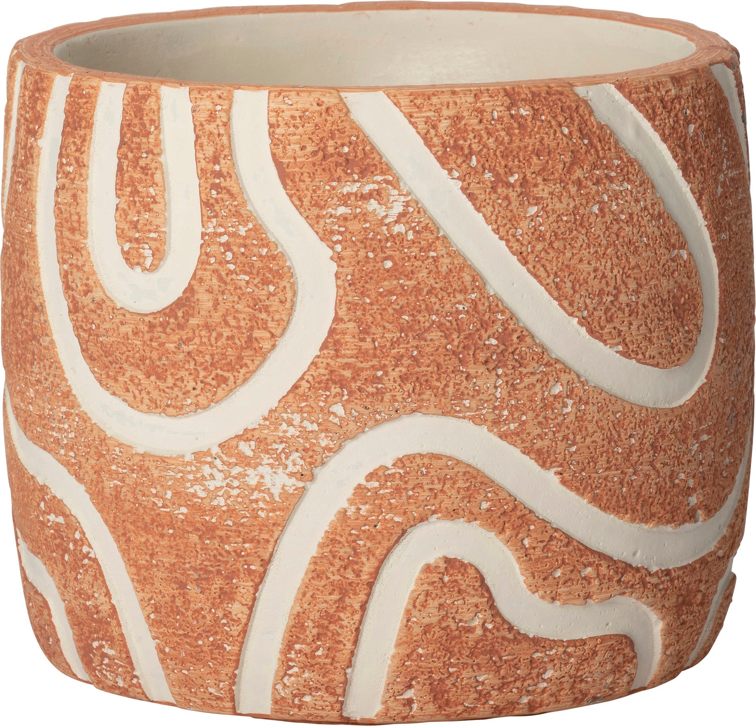 Intratuin bloempot Kyo oranje D 14,5 H 13 cm