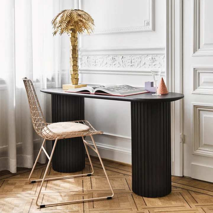 HKliving - Wire Chair, chrom