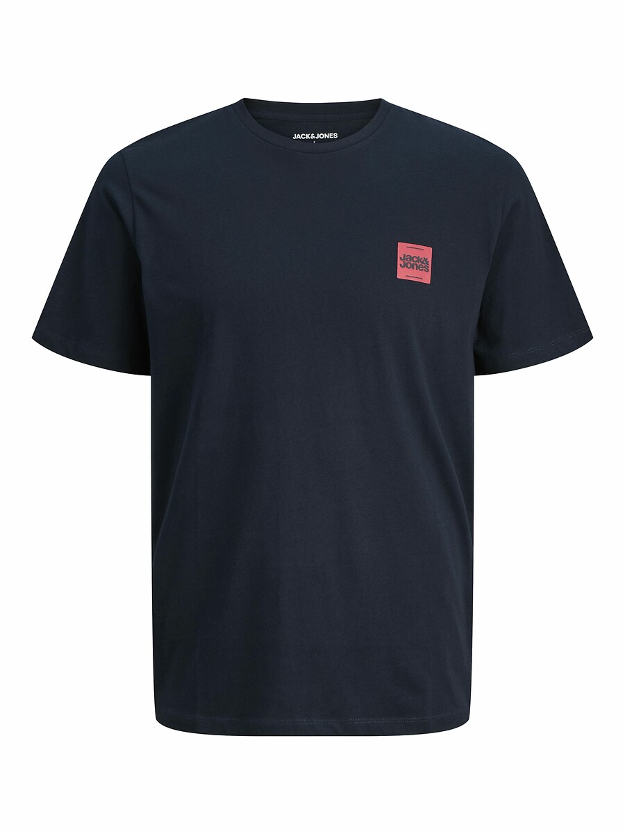 JACK & JONES<br>Camiseta de gola redonda com logotipo