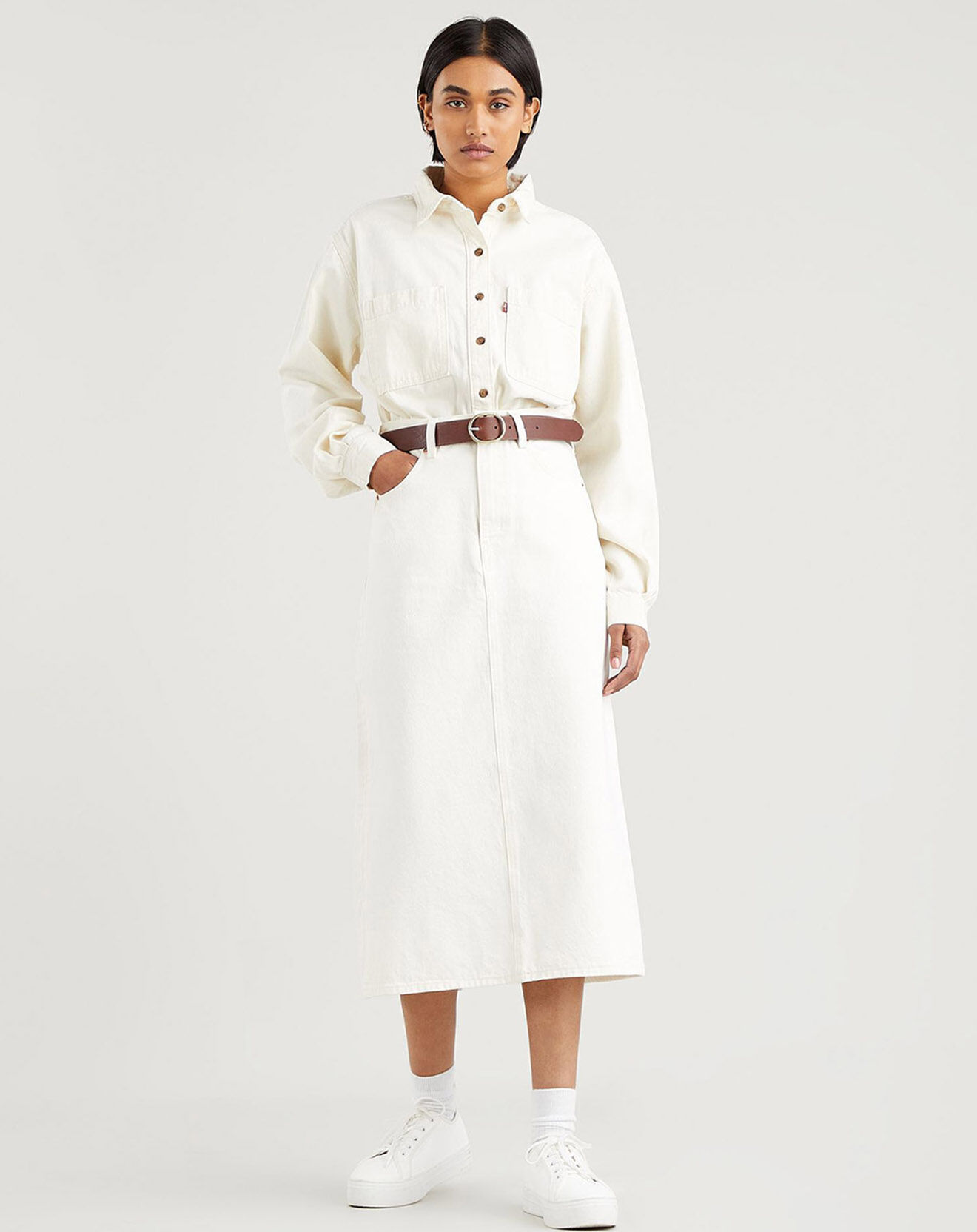 Levi's® Jupe 70's midi écrue