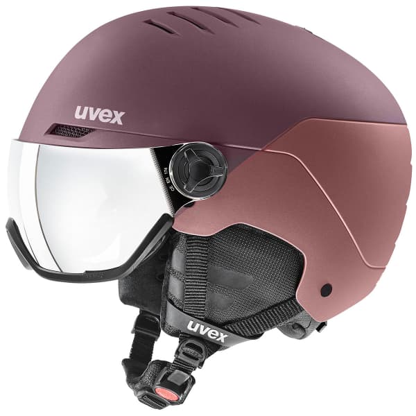 Casque de ski UVEX WANTED VISOR BRAMBLE ANIQUE ROSE MAT