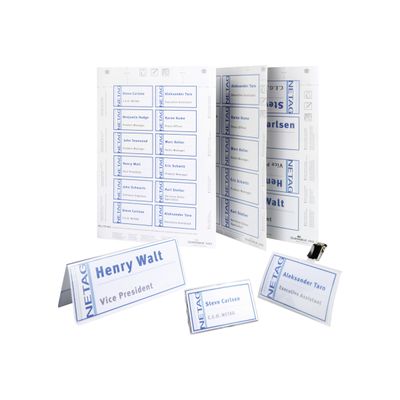 Durable - 200 Cartes prédécoupées pour badges 54 x 90 mm