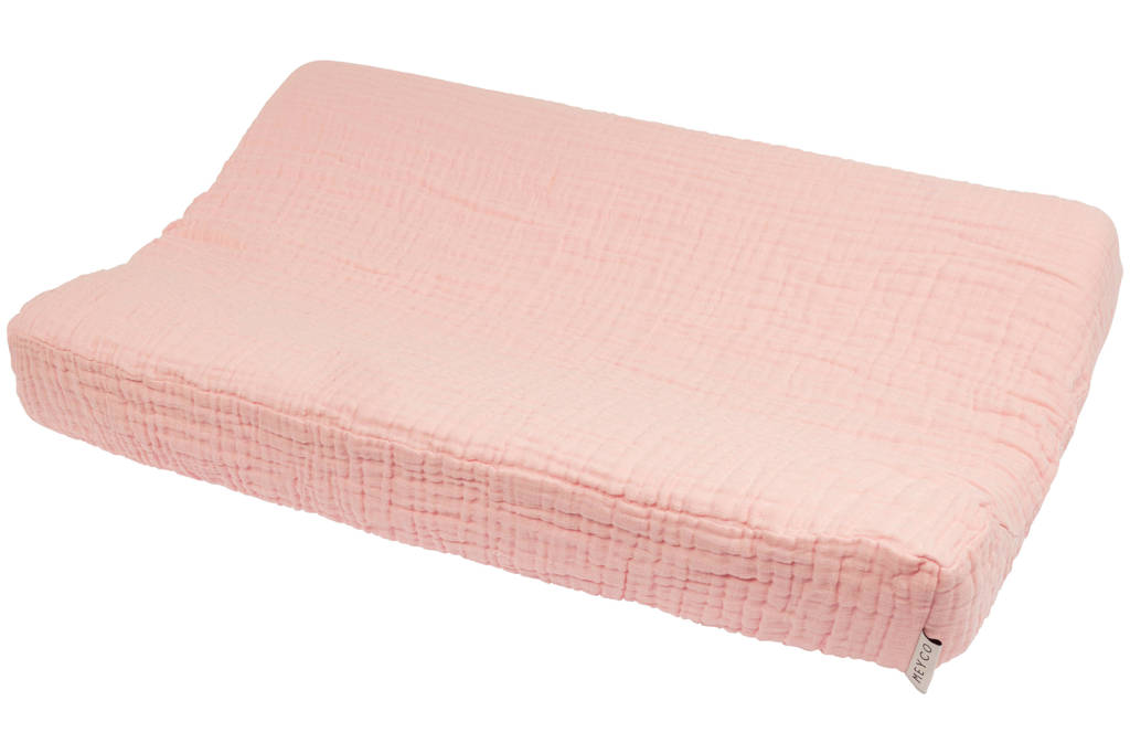 hydrofiele aankleedkussenhoes soft pink