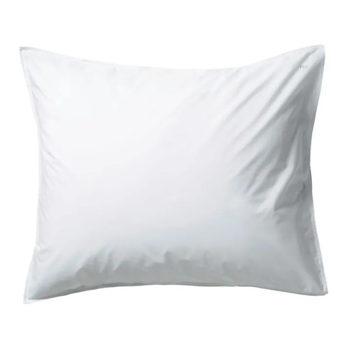 Suite 702 Taie d'oreiller en percale organique | Blanc