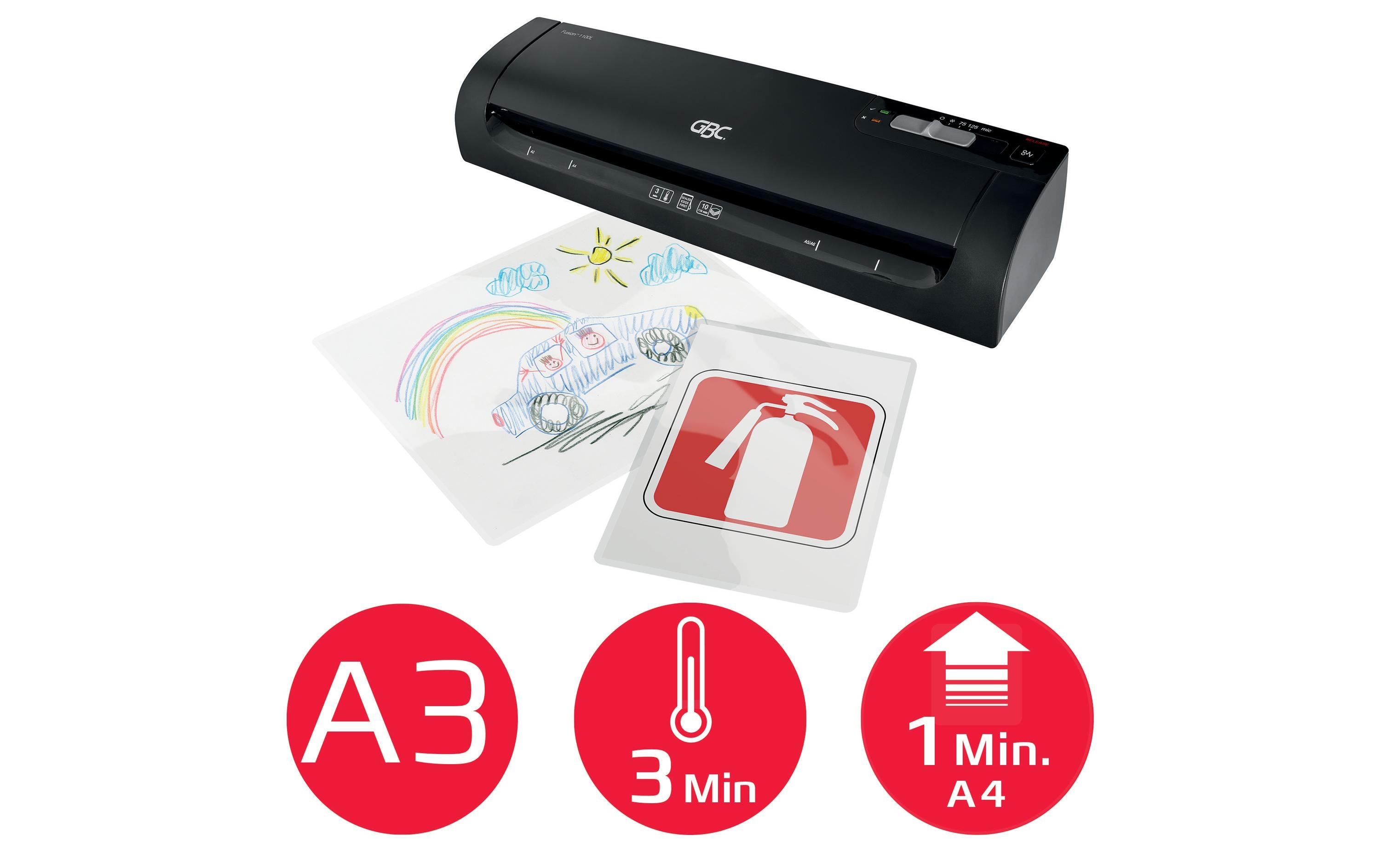 Laminiergerät FusionTM 1100L A3 125 µm<br>Home Office Photo Laminiergerät für DIN A