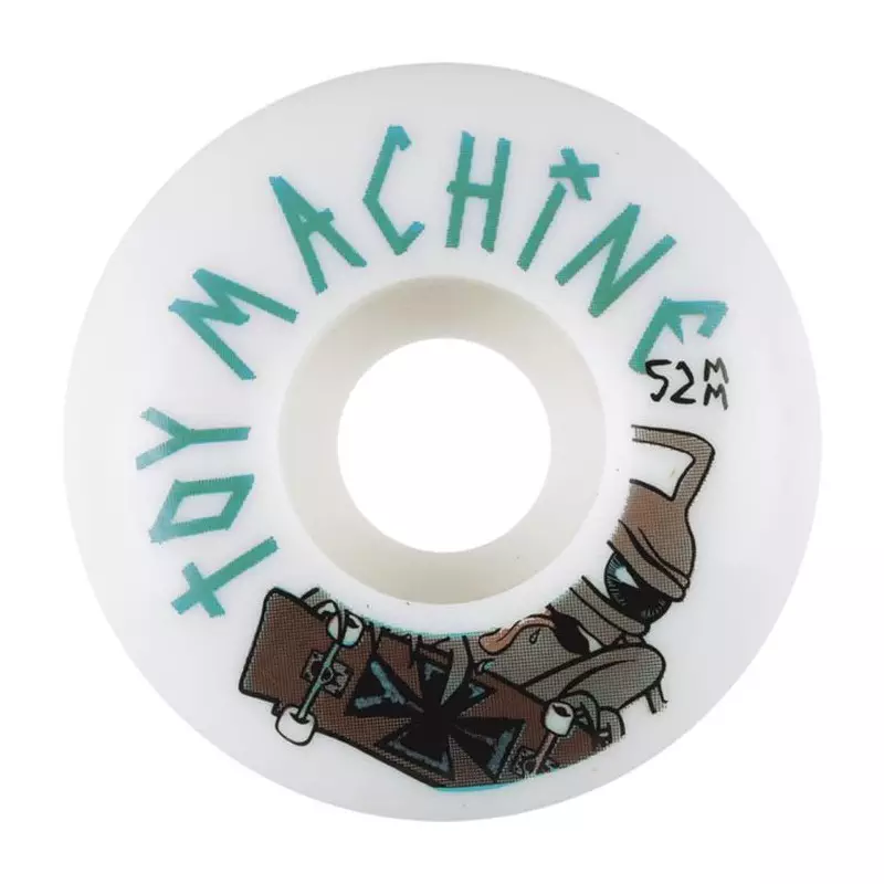 Roues skate TOY MACHINE (x4) Sect Skater Blanc 100A 52mm