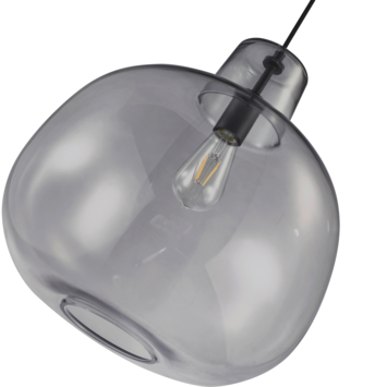 KARWEI hanglamp Sjors rookglas