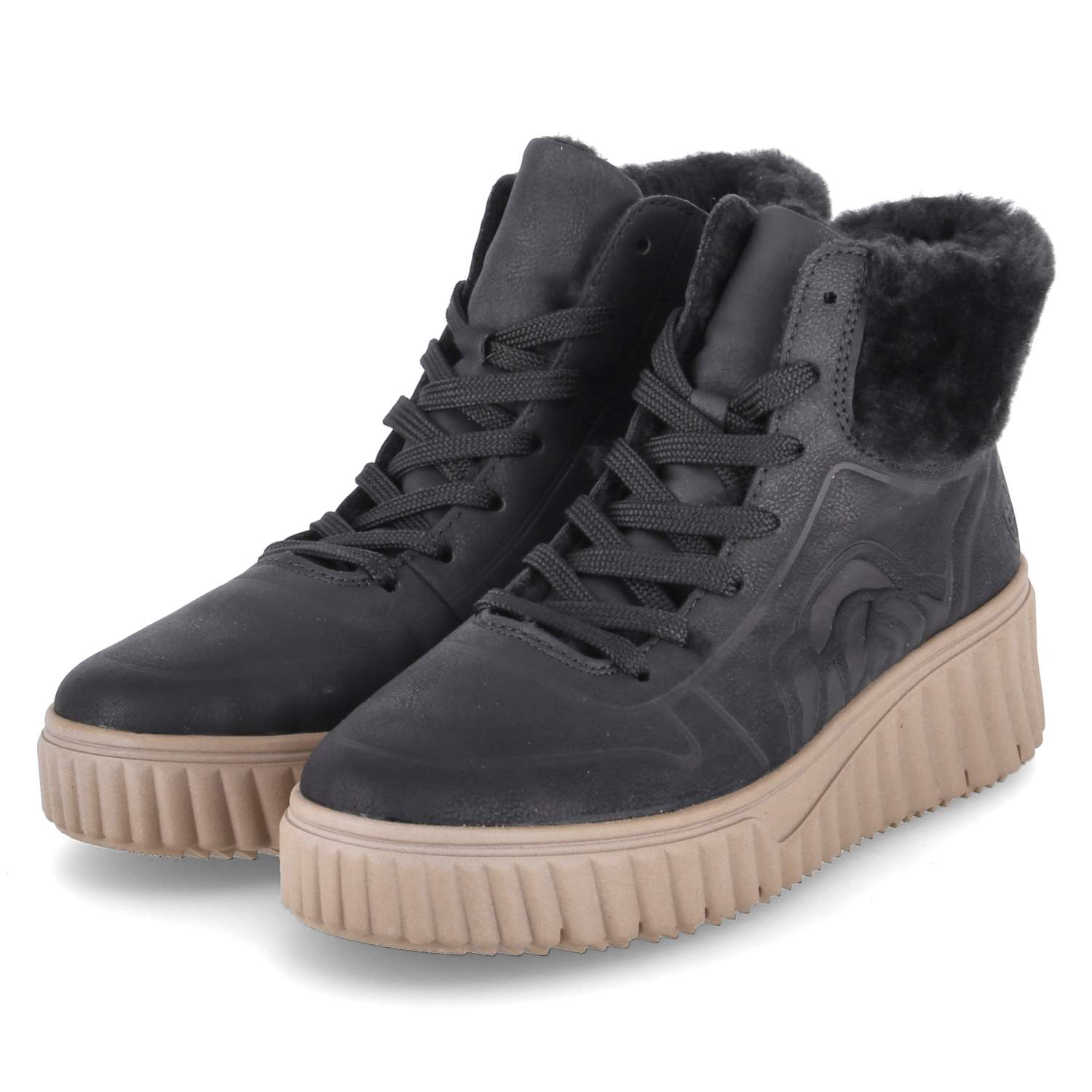 Rieker Winterstiefeletten  - schwarz