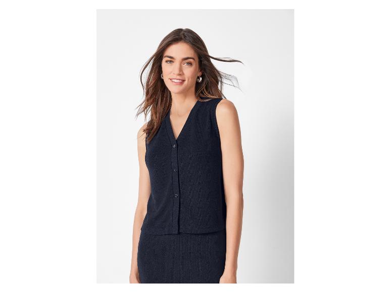 Gebreid dames vest