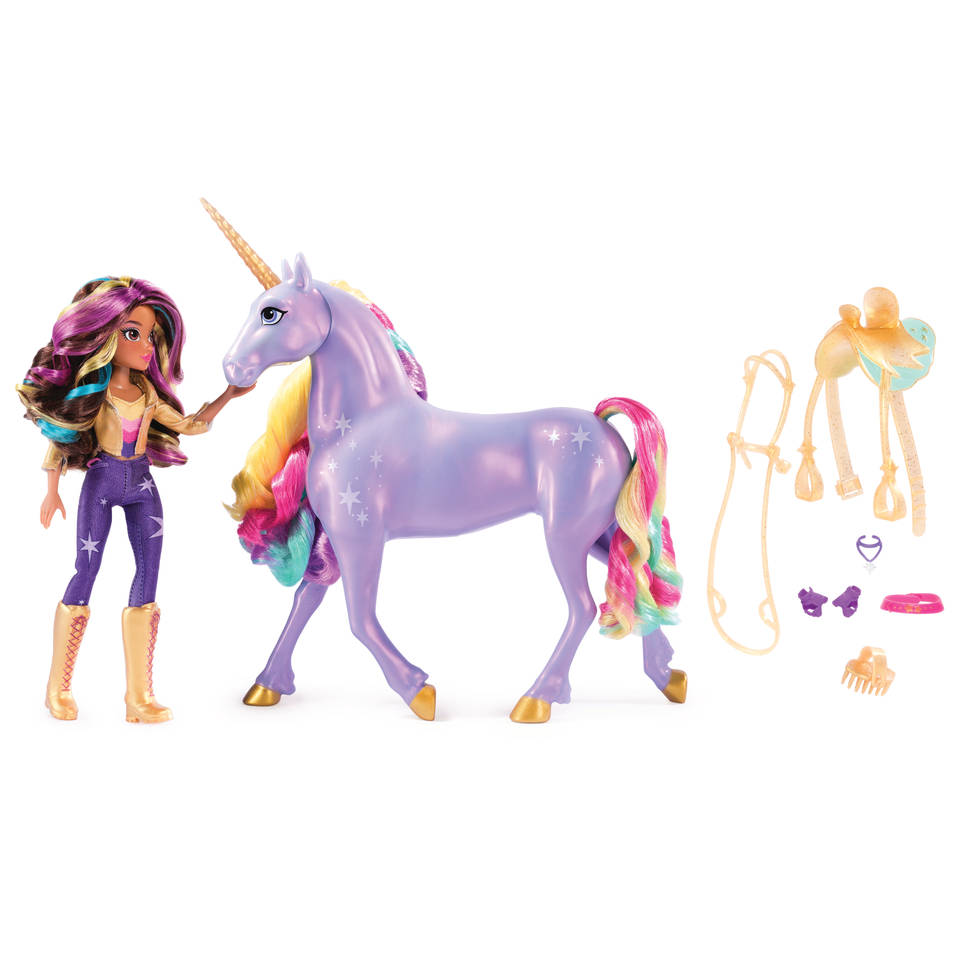 Unicorn Academy Sophia & Rainbow Light-up Wildstar speelset met licht en geluid