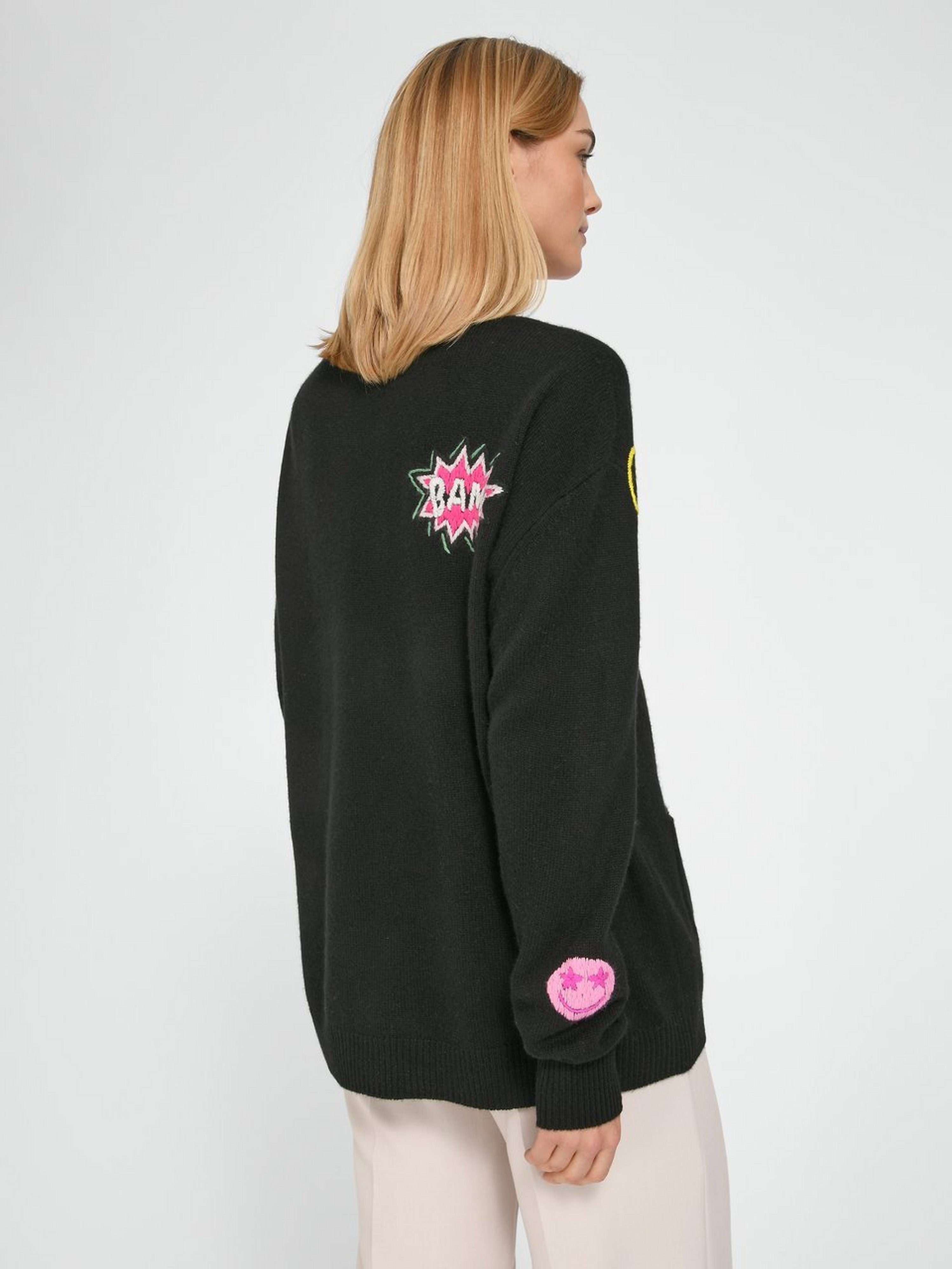 Strickjacke aus 100% Premium-­Kaschmir