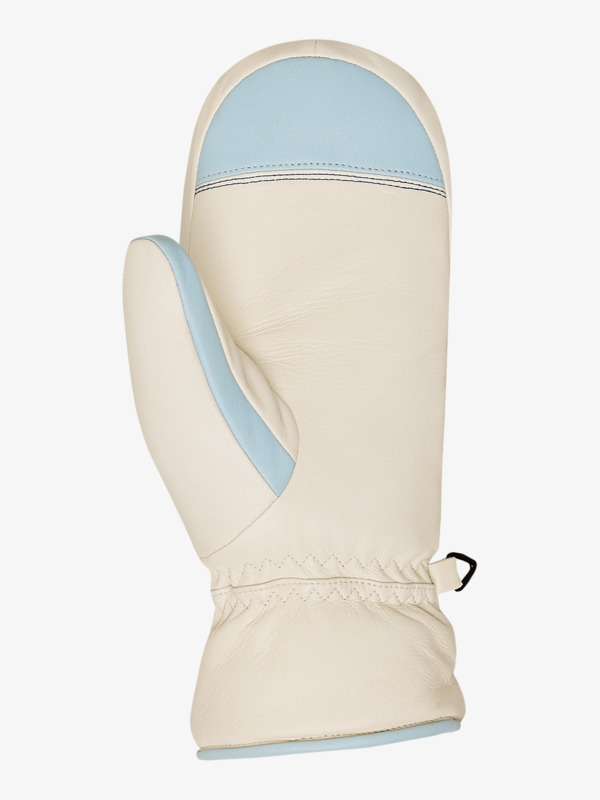 Leather Moufles techniques ski/snowboard Blanc Femme