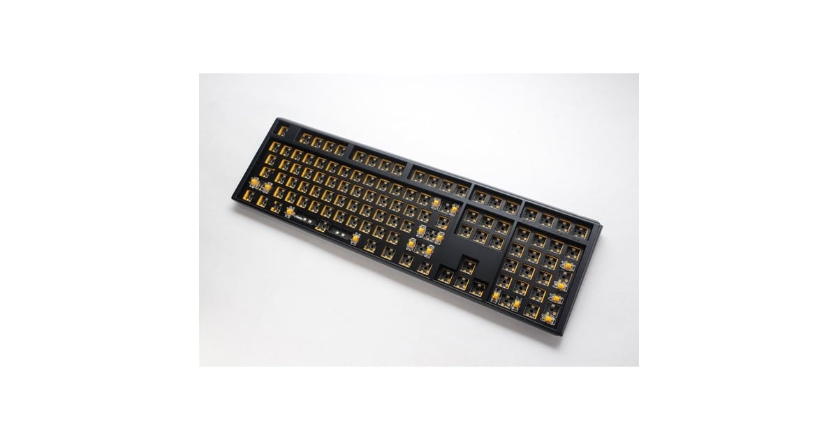 DuckyOne 3 ANSI layout Barebone, toetsenbord  (Zwart/zwart, US lay-out, RGB leds, hot swap, Barebone)