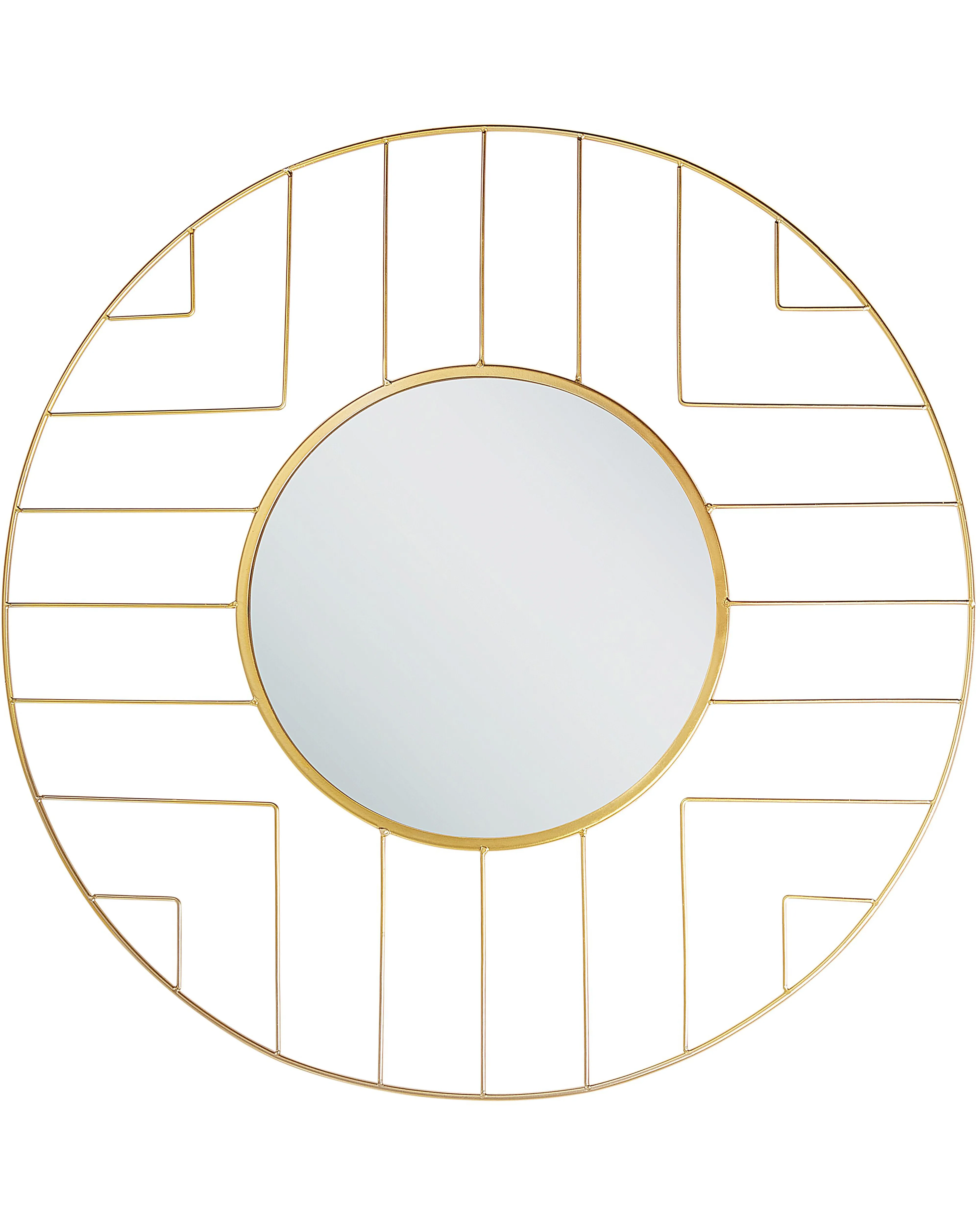 Wandspiegel HESDIN 60 cm 60 cm Metaal Goud