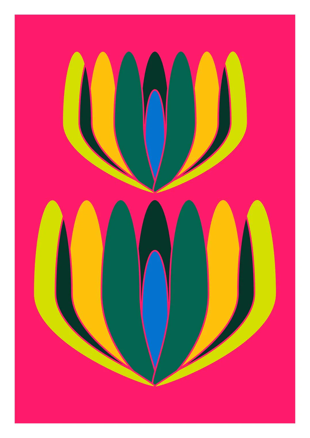 Botanisch Geometrisch Nr 16 von Cinthya Godoy