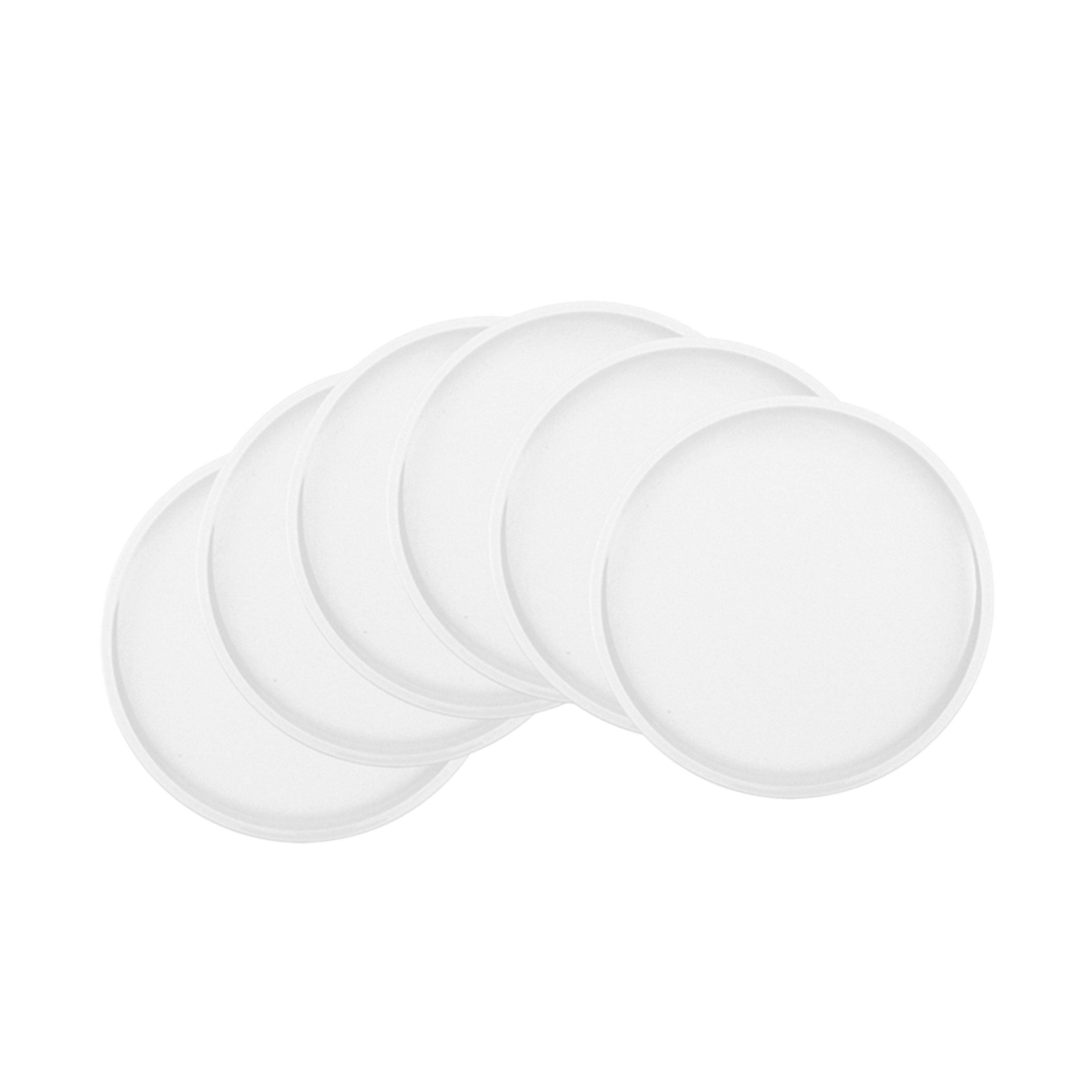Artesano Appetizer and dessert plate White, 8.7'', Premium Porcelain