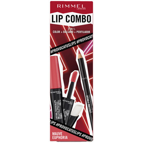 Rimmel London - Lip Combo Provocalips Lote mauve Euphoria
