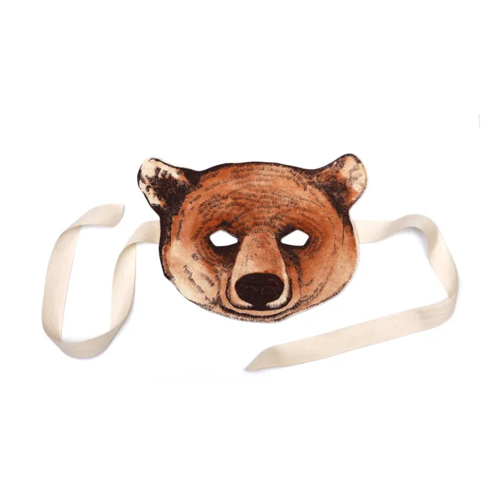 Frida's Tierchen Masque en feutre Ours | Marron