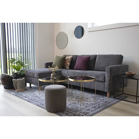 Oslo spejl - messinglook