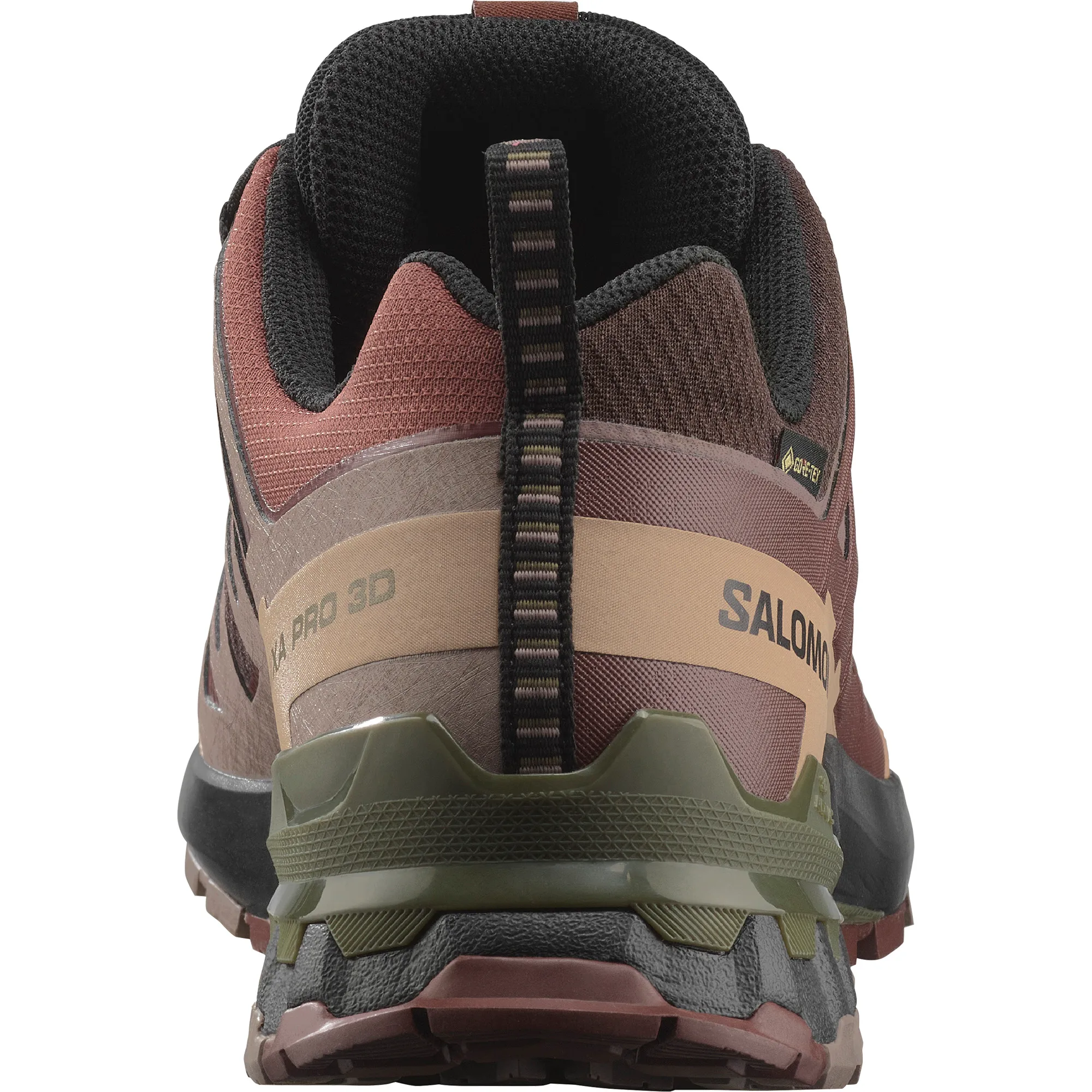 Salomon Men's XA Pro 3D V9 GORE-TEX Black Coffee/Rum Raisin/Olive Night