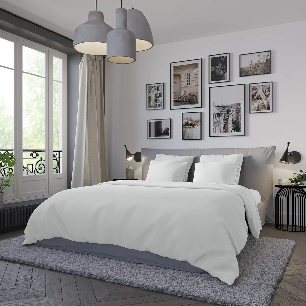 Housse de couette Confort Jersey Coloris Blanc