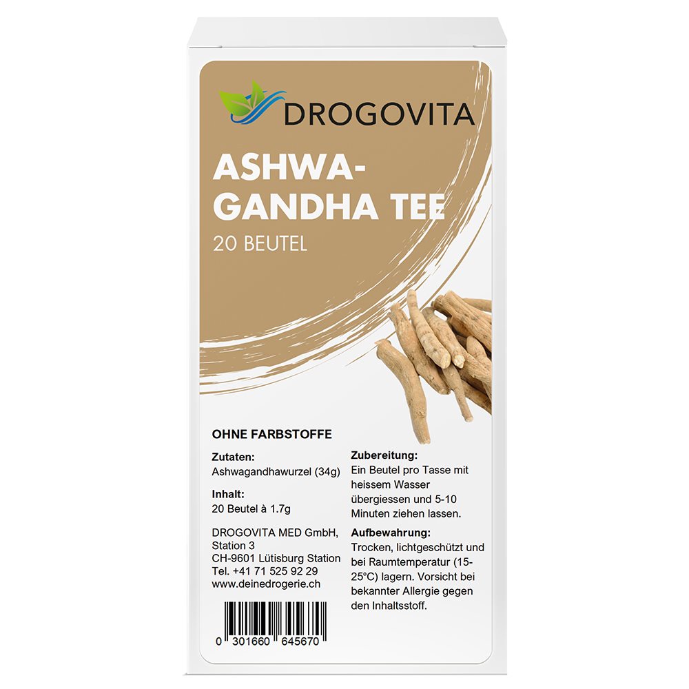DROGOVITA Ashwagandha Tee Tees Btl 20 Stk