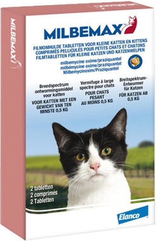 Milbemax - kleine kat - 16 tabletten