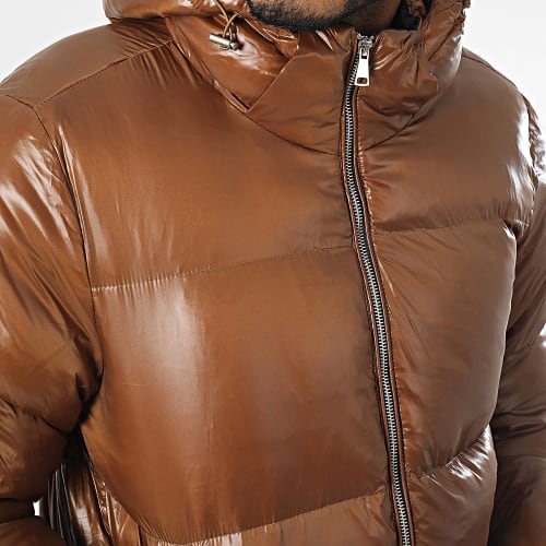 Doudoune Capuche Marron