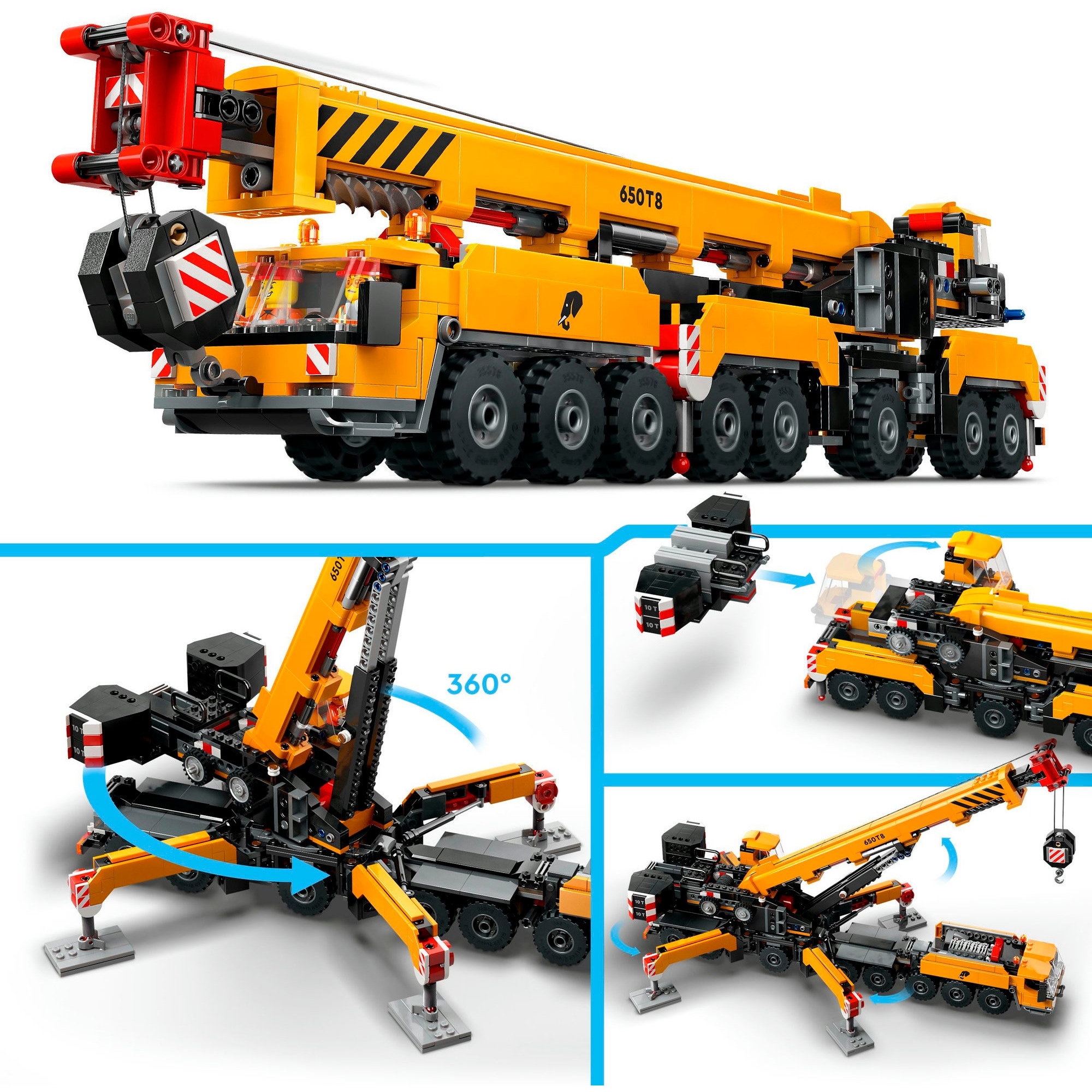 LEGO Konstruktionsspielzeug City Mobiler Baukran