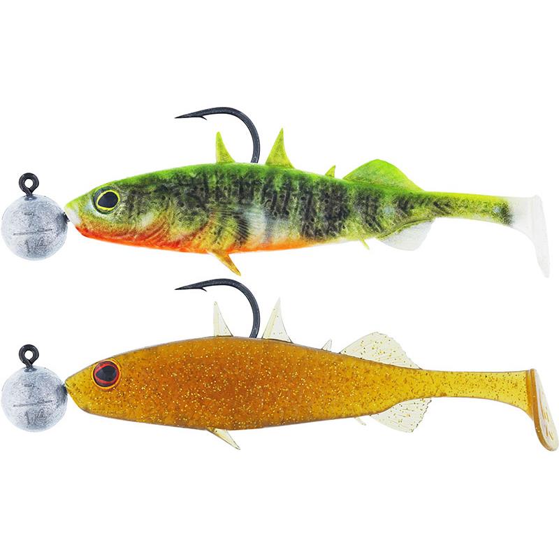 Kit Leurre Souple Armé Westin Stanley The Stickleback Shadtail R 'N R - 9Cm - Par 2
