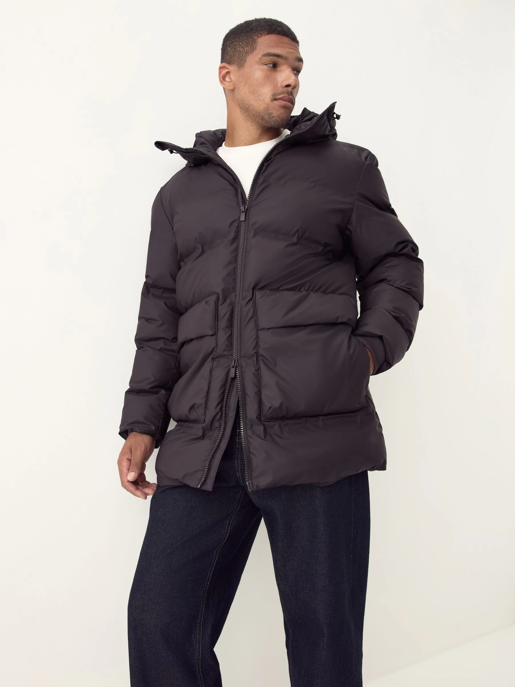 Bruin - ThermoGen Shower Resistant Rubbersied Puffer Coat