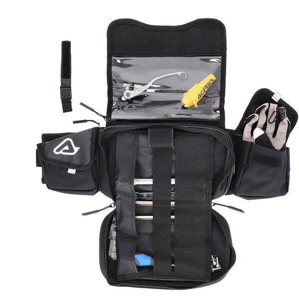 Acerbis - Sacoche banane Dromy Logo Noir / Blanc