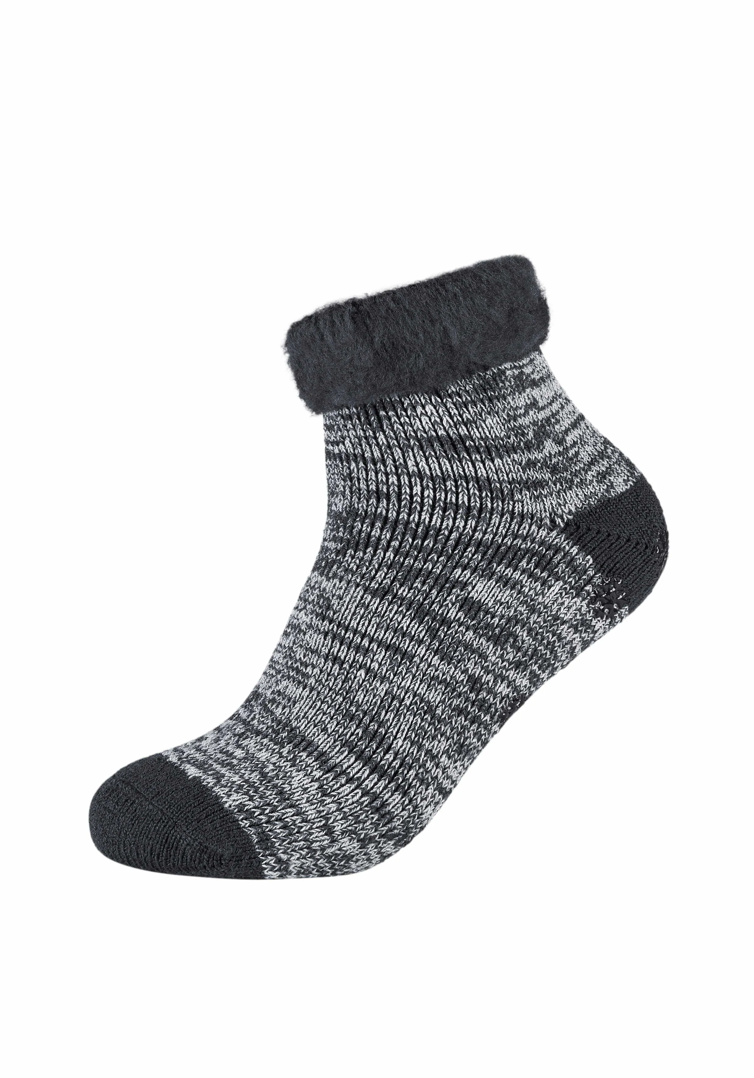 CAMANO Antirutsch-Socken Schwarz Textil