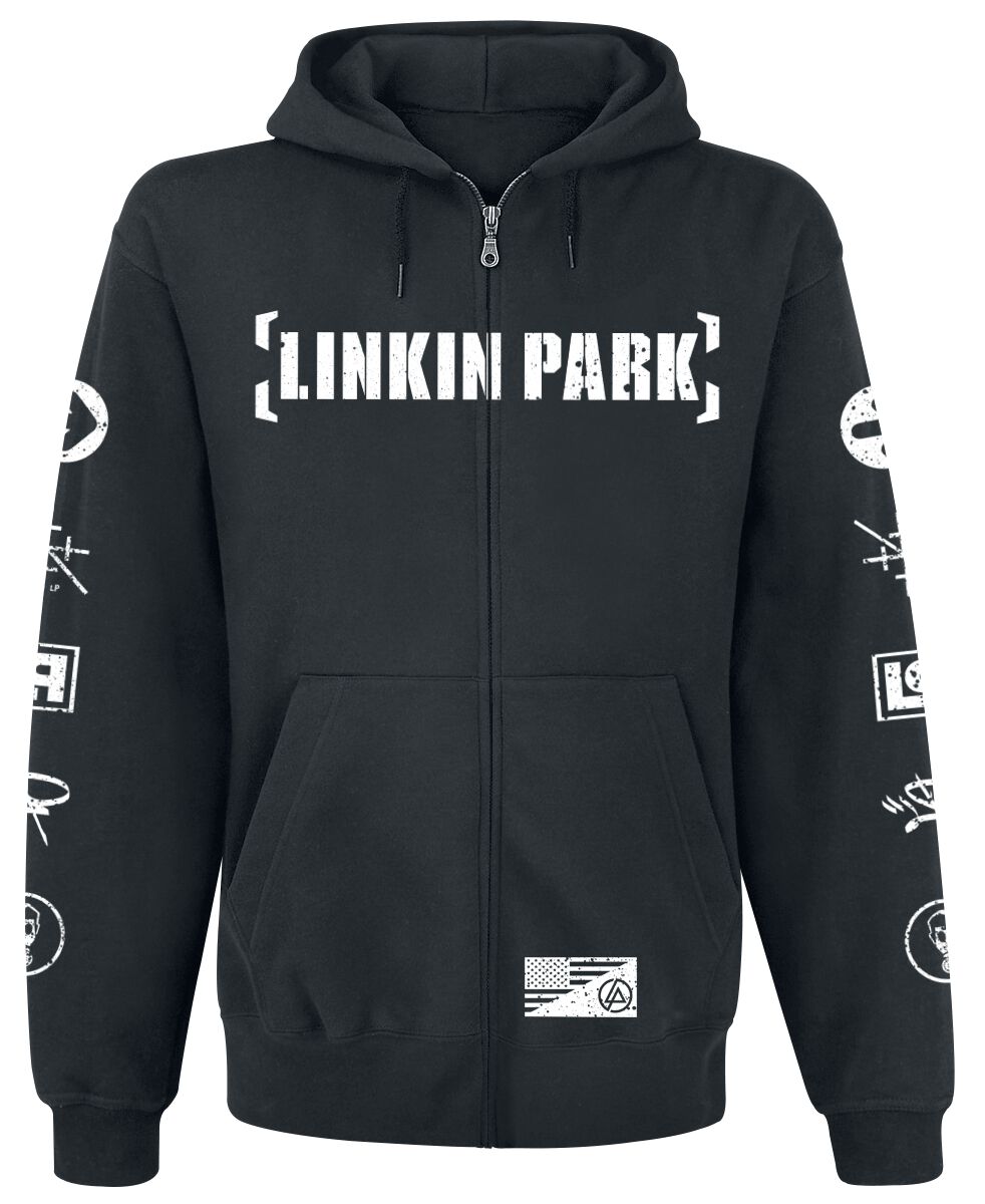 Graffiti | Linkin Park Sweat-shirt zippé à capuche