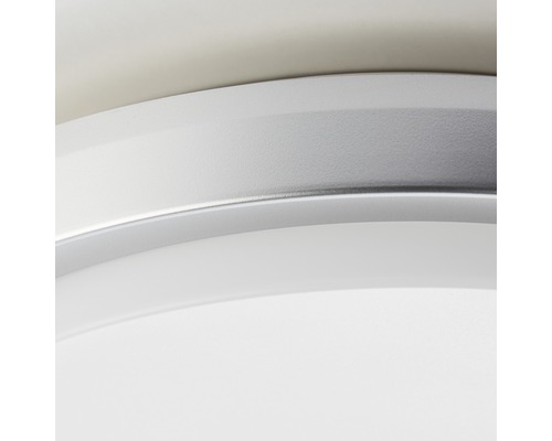 LED buitenplafondlamp 12W 1600 lm 3000K Ø 28 cm Devora zilver/wit